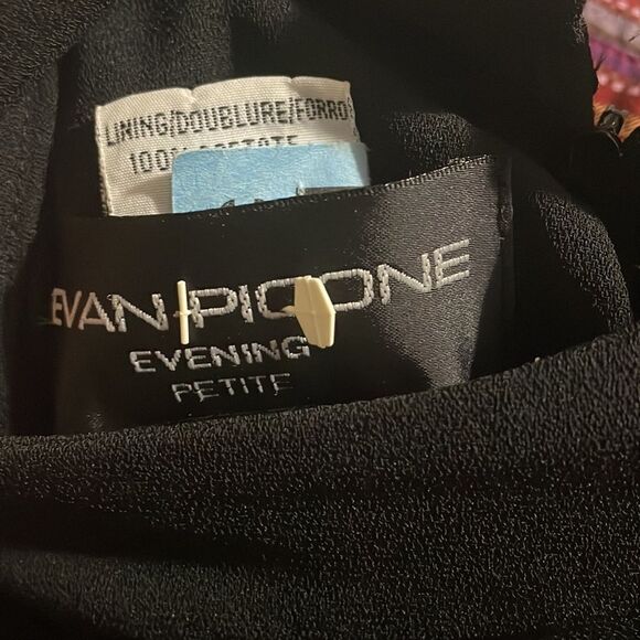 Evan-picone Long black evening dress - Picture 5 of 5